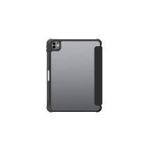 AmazingThing Titan Pro Hülle für iPad Pro 11" M5 mit 720° drehbarem Ständer und Stifthalter - Schwarz