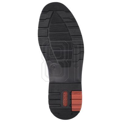 25. Rieker M RKR625 bequeme Lederstiefelette mit Wollfutter, braun