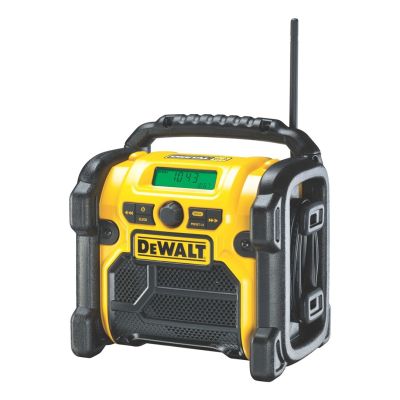 DeWALT DCR020-QW Tragbares Digitalradio, Schwarz, Gelb