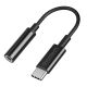 Choetech AUX003 USB-C / DC 3,5-mm-Audioadapter - Schwarz