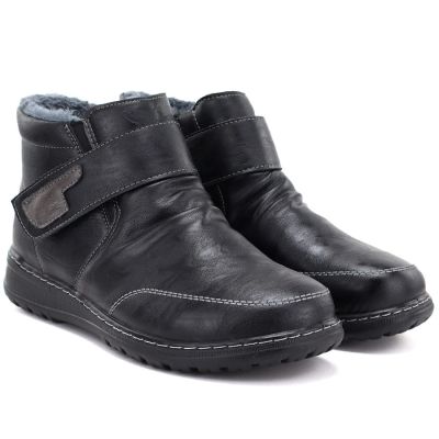 8. Bequeme, gefütterte Damen-Ankle-Boots, schwarz, Vinceza 87734