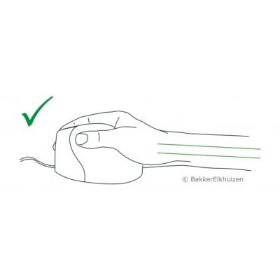 7. BakkerElkhuizen Evoluent Standard Rechtshändermaus mit 3 Tasten