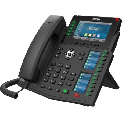 3. Fanvil X6U V2 High-End-Business-Telefon mit Gigabit-SIP-PoE-USB-Anschluss