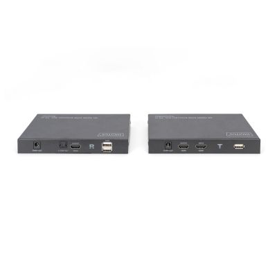 4. KVM HDMI+USB-Extender 70 m Cat. 6 UTP/IP 4K 60Hz Audio (Set)