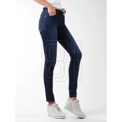 6. Wrangler High Rise Skinny Dezente blaue Jeans W27HX786N
