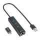 Sharkoon 4044951037575 Dockingstation, kabellos, USB 3.2 Gen 1 (3.1 Gen 1), Typ-C, Schwarz