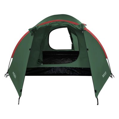 9. NILS CAMP Rocker NC6013 Campingzelt für 3 Personen, grün und rot
