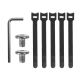 5. MACLEAN Kabelorganizer für unter den Schreibtisch, max. 5 kg, weiß, MC-105 W