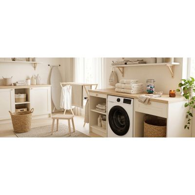 10. Ravanson XPBS-6/1200WD Waschmaschine, 6 kg, 1200 U/min | Dampfprogramm | Startzeitvorwahl | Energieeffizienzklasse A