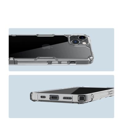 17. Nillkin Nature Pro iPhone 14 Plus Hülle, gepanzerte Hülle, blaue Hülle