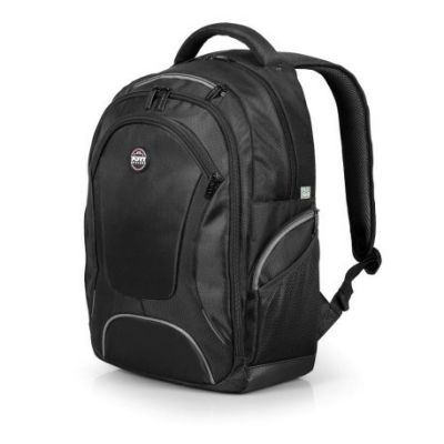 4. Port Designs Courchevel Rucksack, schwarzer Nylon-Wanderrucksack