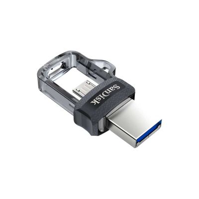 3. USB-Stick SanDisk ULTRA SDDD3-128G-G46 (128 GB; microUSB, USB 3.0; grau)