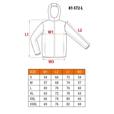 NEO Tools 81-572-L Arbeitsjacke