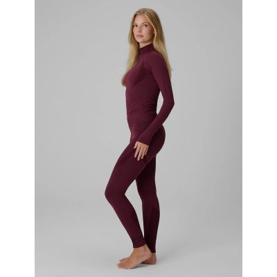 2. Nahtlose, thermaktive Skiunterwäsche mit schnelltrocknendem Finish – Damen-Leggings 4F 4FWAW26USEAF325-60S