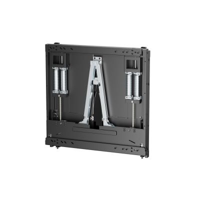 4. Zubehör – Halterung – oben/unten – für interaktive Fernseher – Kunststoff, Edelstahl, Aluminium – (55–86 Zoll) – Wandmontage