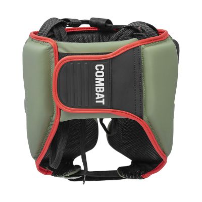 5. Adidas COMBAT 50 HG Boxkopfschutz Schwarz Oliv