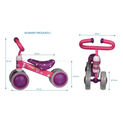9. ENERO LOVE KITTY BALANCE BIKE