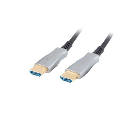 10. LANBERG HDMI-KABEL M/M V2.0 80M OPTISCH AOC CA-HDMI-20FB-0800-BK
