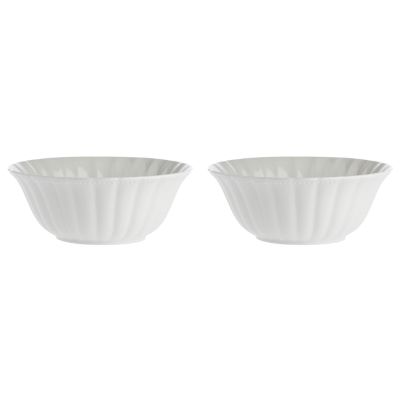 2er-Set Ducale Salatschüsseln – Weiß, 23 cm