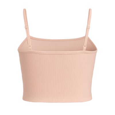 2. Nike Sportswear Essential Rib Crop Top Atmosphere/Weiß - DM6737-610