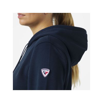 7. Rossignol W LOGO SWEAT HOOD FL marineblau