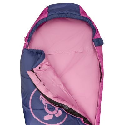 12. Schlafsack Trollkids Femund 3-in-1 malvenrosa/lila blau/Wildrose (695-242)
