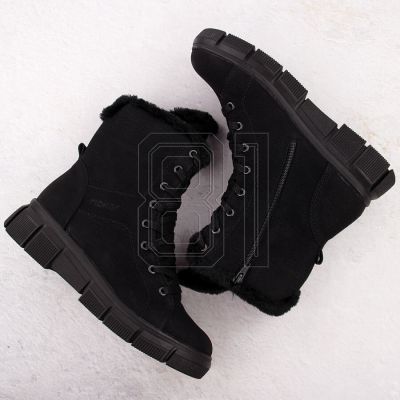 22. Rieker W X3402-00 RKR743 fur ankle boots