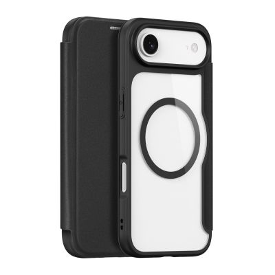 Dux Ducis Skin X Pro iPhone 17 Air Hülle mit Wallet, MagSafe kompatibel - Schwarz
