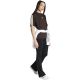 6. adidas Essentials Damen-T-Shirt mit 3 Streifen im Boyfriend-Stil, Dunkelbraun, KX0794