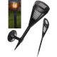 7. 2-in-1 Solar-Taschenlampe mit Flammeneffekt und 12 LEDs