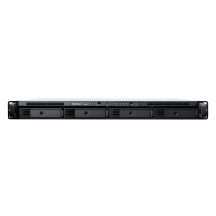 NAS Synology RS422+; 1U-RACK; 4x (3,5-Zoll-SATA-Festplatte/2,5-Zoll-SATA-SSD); AMD Ryzen R1600; 2 GB DDR4 ECC, 2x 1GbE RJ-45