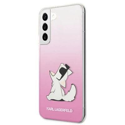 2. Karl Lagerfeld Choupette Eat Hülle für Samsung Galaxy S22+ - Pink