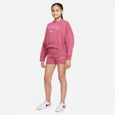 7. Nike Sportswear Trend Flc Crew Jr DV2563 633 Sweatshirt