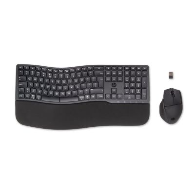 3. HP 680 Comfort Dual-Mode Wireless/Bluetooth Tastatur- und Maus-Kombination Kabellos Schwarz 8T6L6AA