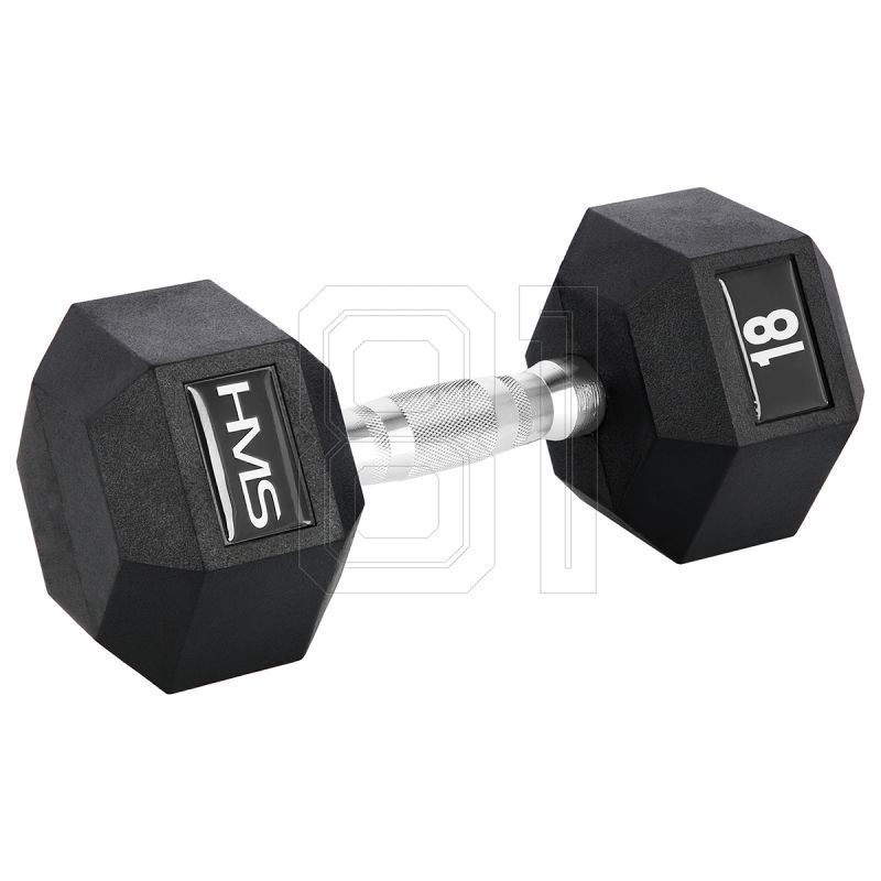 21. HMS HEX PRO Kurzhantel 18 kg