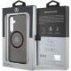 8. Mercedes Double Layer W Red MagSafe Hülle für Samsung Galaxy S24 – Schwarz