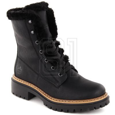 4. Rieker W 72625-00 RKR714 Fur Boots