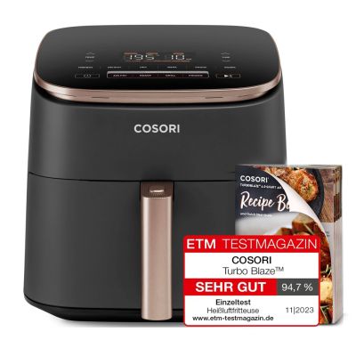 2. 6L Cosori Airfryer TurboBlaze Chef Edition Fritteuse CAF-DC602-KEUR