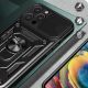 4. Hybrid Armor Camshield iPhone 16 Pro gepanzerte Hülle mit Kameraabdeckung und Ständer – Schwarz