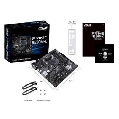 11. ASUS PRIME B550M-K AMD B550 Sockel AM4 Micro-ATX