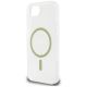 6. Guess IML Glitter Circle MagSafe iPhone 16e Hülle - Transparent