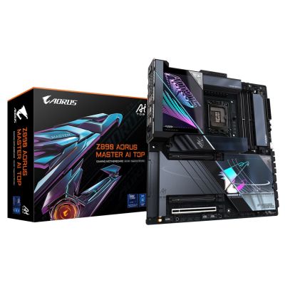 8. GIGABYTE Z890 AORUS MASTER AI TOP E-ATX Motherboard Sockel 1851 TB4/WIFI7