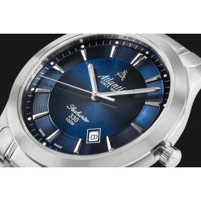 4. Atlantic Seahunter Herrenuhr 71365.41.51 + Box
