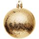 16. Dekorative Kunststoffkugeln, 6 cm, Set mit 35 Stück, Gold