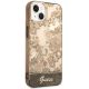 4. Guess GUHCP14MHGPLHC iPhone 14 Plus 6,7" ockerfarbene Hardcase-Porzellankollektion