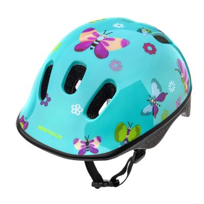 48. METEOR KS06 Schmetterlinge Kinder Fahrradhelm