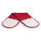 2. Le Creuset 95001000600000 Ofenhandschuh, 1 Stück, rot, Baumwolle