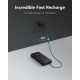 6. VEGER T100 Powerbank Lithium-Ionen (Li-Ion) 20000 mAh Schwarz