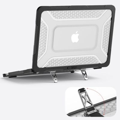 7. Tech-Protect Kevlar Pro Hülle für MacBook Neo 13" 2026 - Schwarz und Transparent