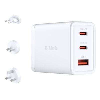 D-Link DCP-651 Ladegerät für mobile Geräte, universell, weiß, Wechselstrom, Schnellladen, intern